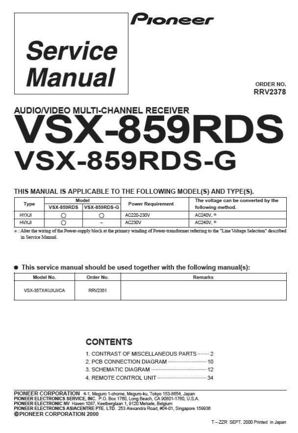 VSX-859RDS, VSX-859RDS-G, VSX-35TX, VSX-33TX_RRV2378_RRV2351
